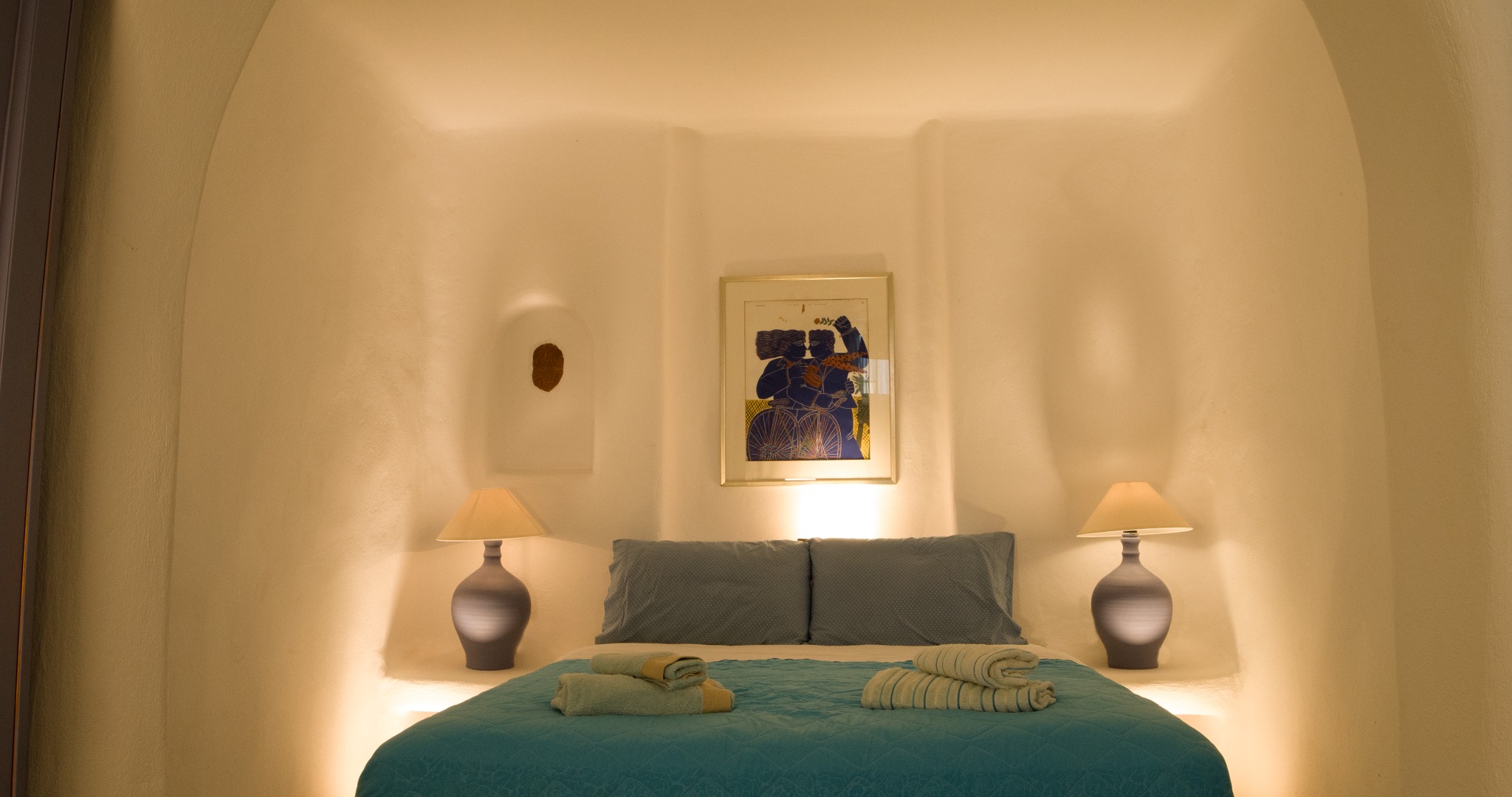 Lithos Private Estate blue bedroom frontal
