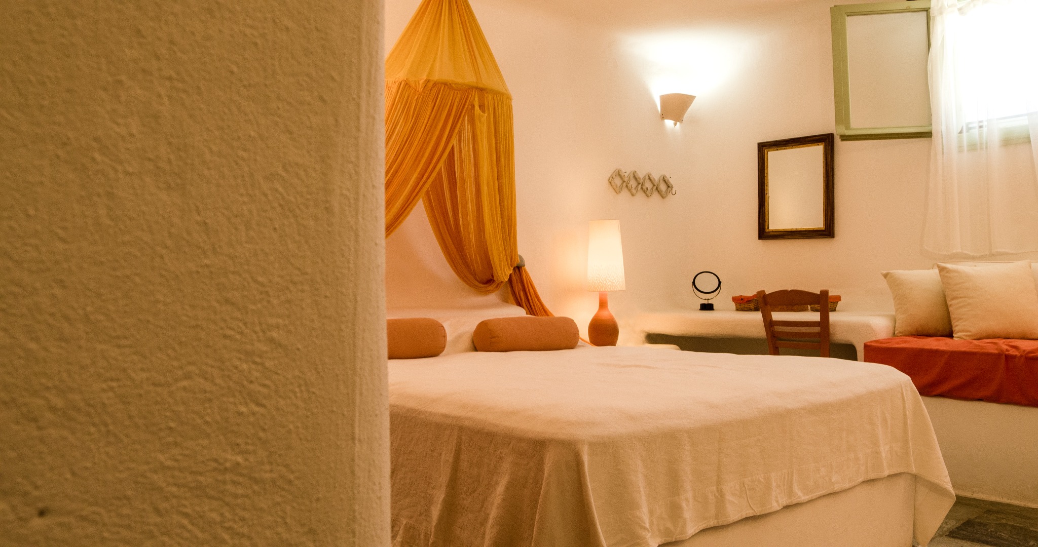 Lithos Private Estate coral bedroom